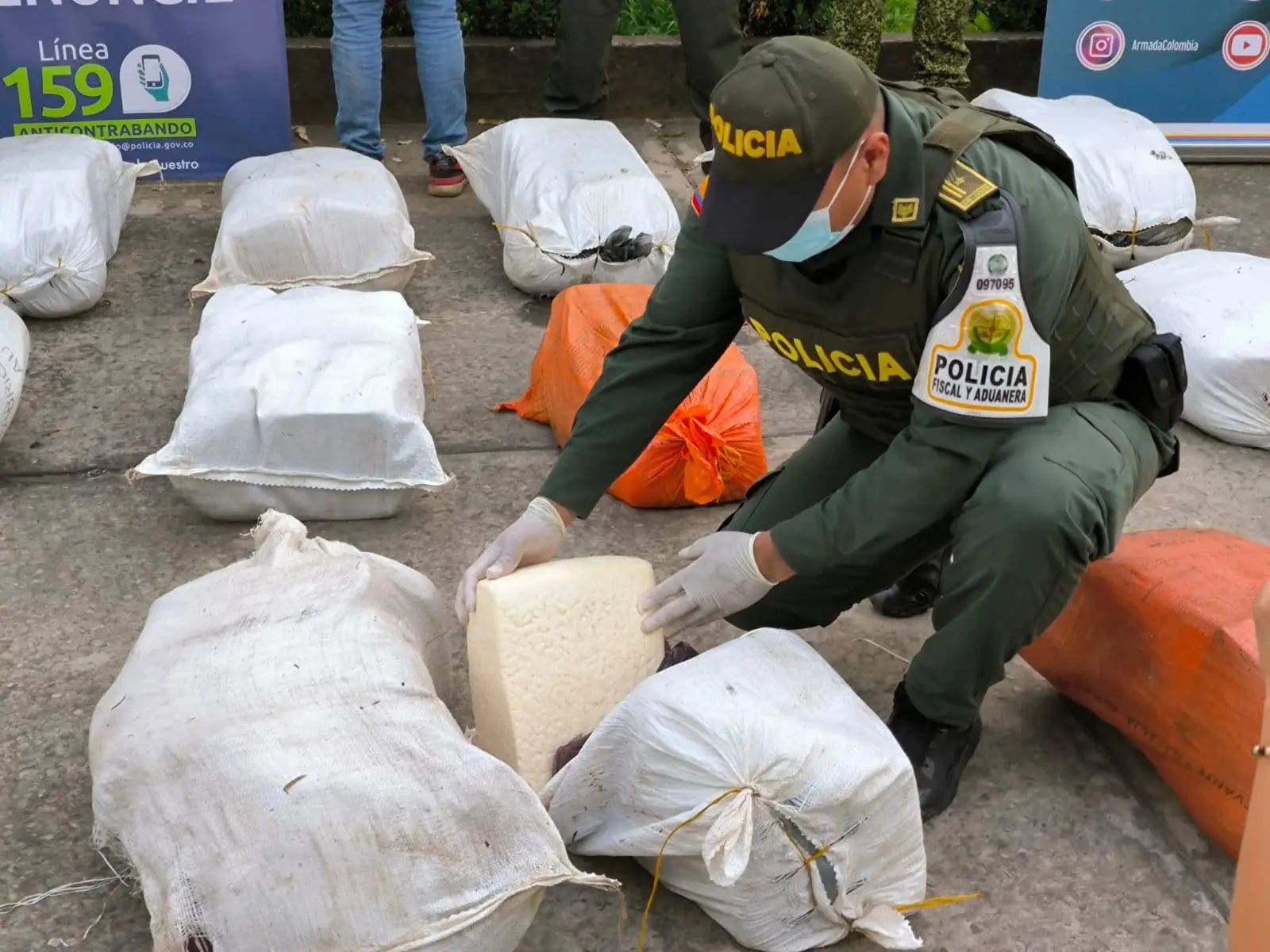 En Matapalito municipio de Arauca fueron Aprehendidos más de 800 kilogramos de queso no apto para el consumo