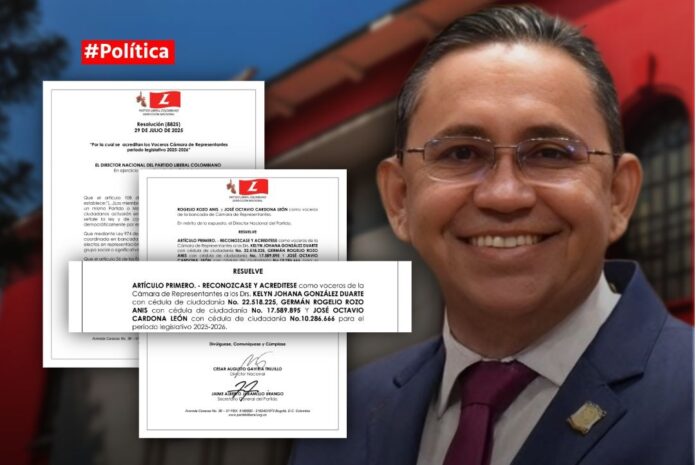 Germán Rozo, nuevo vocero del Partido Liberal en la Cámara de ...