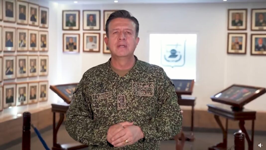comandante de las fuerzas militares almirante cubides