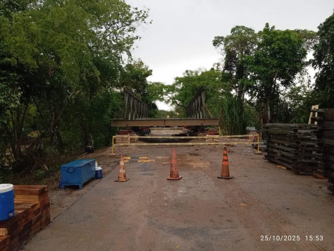 puente caño caranal cierre